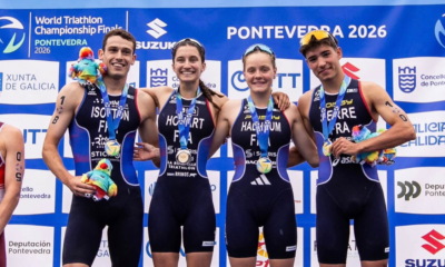 Le relais mixte français JuniorU23 sur le toit du monde en triathlon !