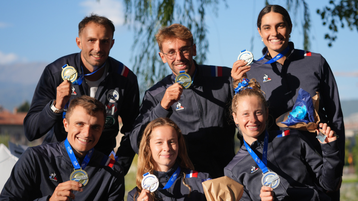 Les Bleus du kayak et du canoë slalom champions d'Europe par équipes, quatre médailles pour la France à Ivrea !