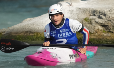 Mathurin Madoré et Ianis Triomphe médaillés en kayak cross pour conclure les Championnats d'Europe à Ivrea !