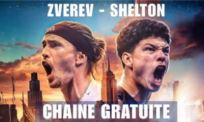 Chaîne TV gratuite où regarder Zverev Shelton en streaming (Finale US Open)