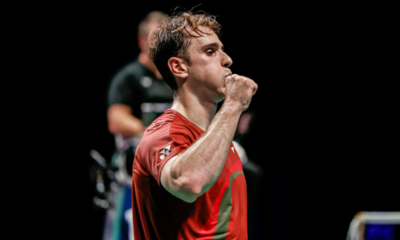 Alex Lanier passe, Christo Popov casse score, résultat et résumé des demi-finales de l'Open du Danemark de badminton