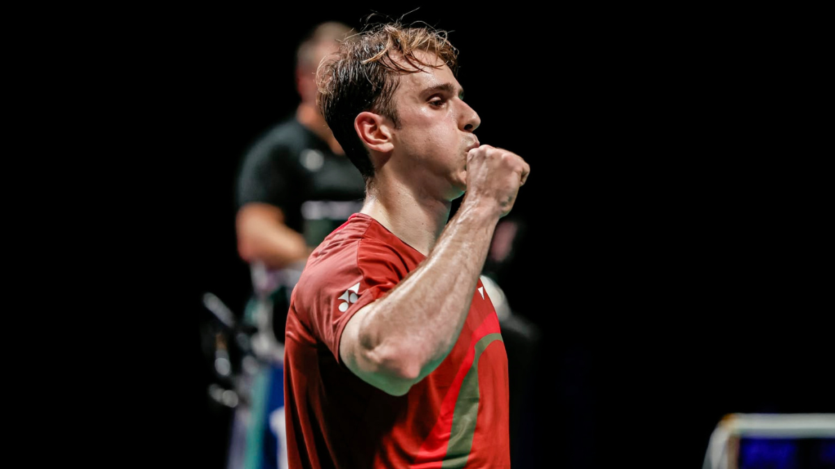 Alex Lanier passe, Christo Popov casse score, résultat et résumé des demi-finales de l'Open du Danemark de badminton