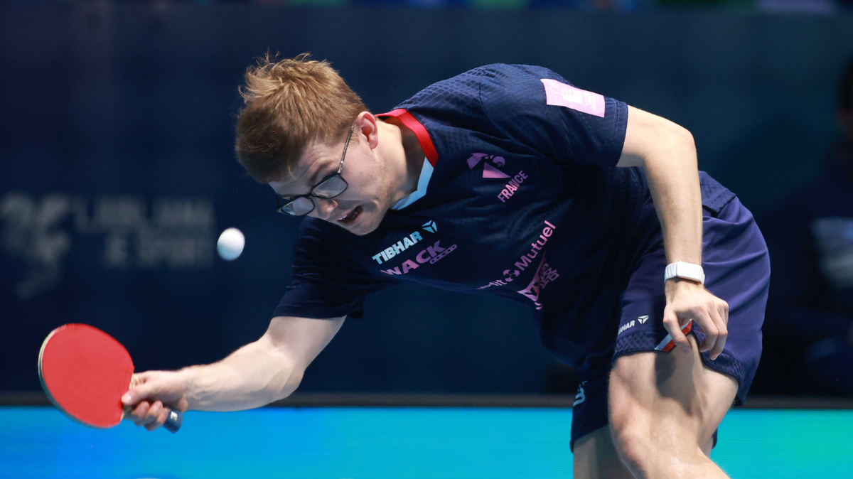 Alexis Lebrun rend sa couronne score, résultat et résumé du quart de finale de simple hommes aux Championnats d’Europe de tennis de table
