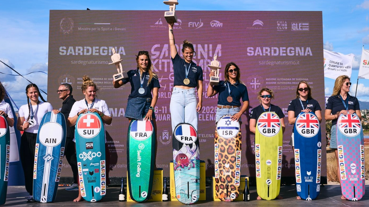 Doublé Français en kiteboard au Grand Slam de Sardaigne, Lauriane Nolot s'impose devant Lysa Caval