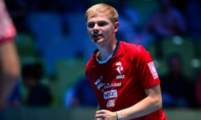 Félix Lebrun bousculé mais qualifié score, résumé et résultats des 8e de simple hommes aux Championnats d’Europe de tennis de table