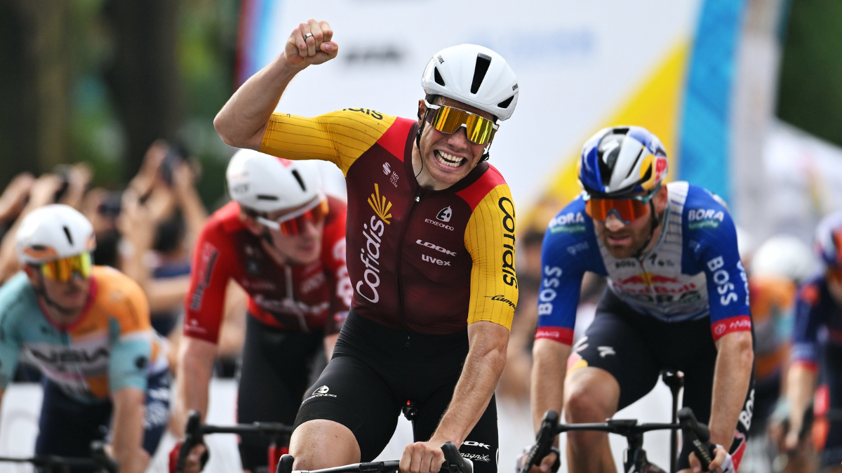 Le classement et les résultats de la 3e étape du Tour de Guangxi 2026, remportée par Milan Fretin (1)