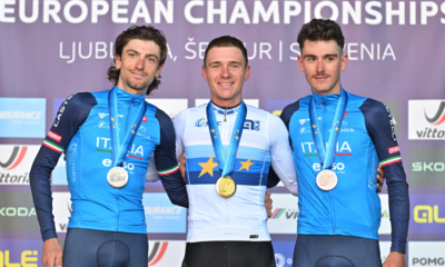 Le classement et les résultats de la course en ligne élites hommes des championnats d'Europe 2026, remportée par Remco Evenepoel