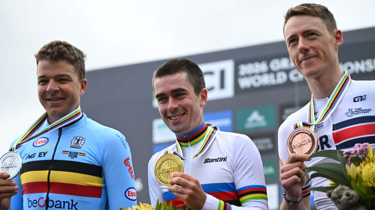 Le classement et les résultats de la course hommes des championnats du monde de gravel 2026, remportée par Magnus Bak Klaris