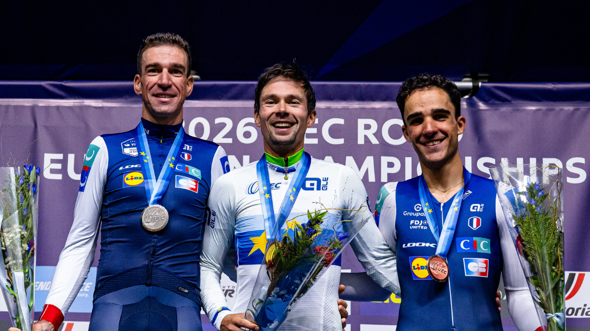 Le classement et les résultats du contre-la-montre élites hommes des championnats d'Europe 2026, remporté par Primoz Roglic devant Bruno Armirail et Maxime Decomble