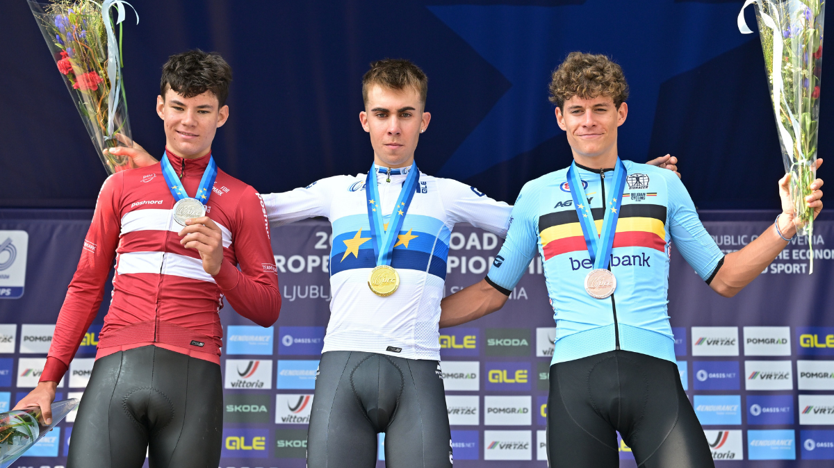 Le classement et les résultats du contre-la-montre juniors hommes des championnats d'Europe 2026, remporté par Benjamin Noval