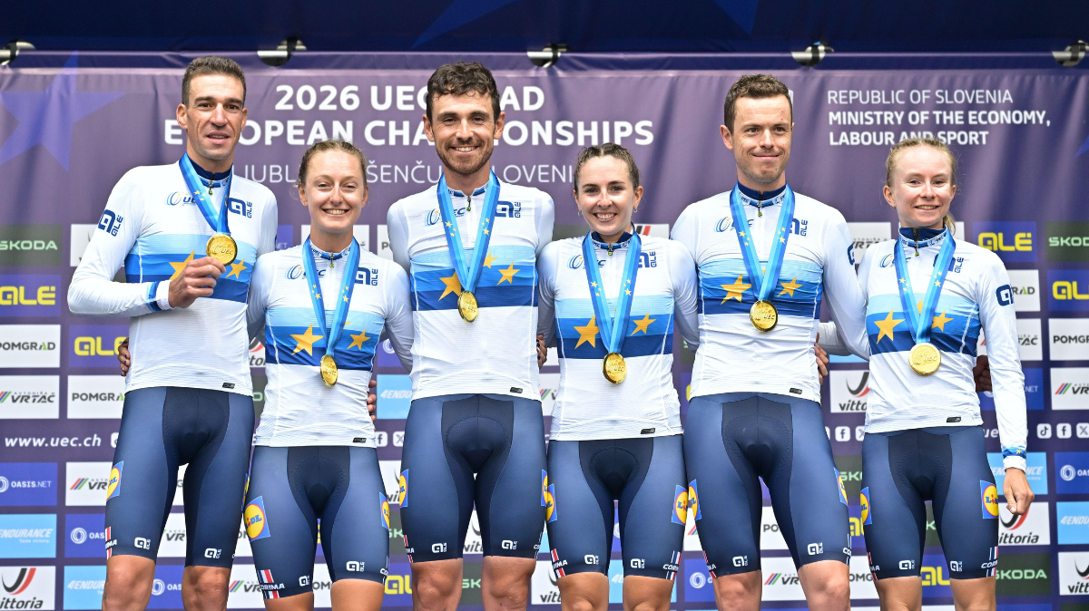 Le classement et les résultats du relais mixte élites des championnats d'Europe 2026, remporté par la France