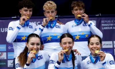 Le classement et les résultats du relais mixte juniors des championnats d'Europe 2026, remporté par l'Italie