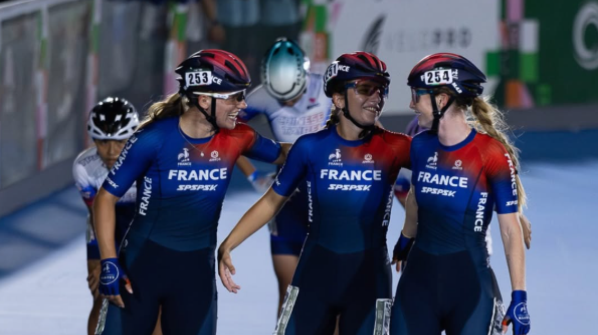 Le relais féminin de roller course se pare de bronze aux World Skate Games 2026