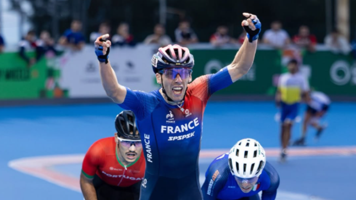 Le roller course apporte 3 médailles supplémentaires aux World Skate Games 2026, Martin Ferrié triomphe
