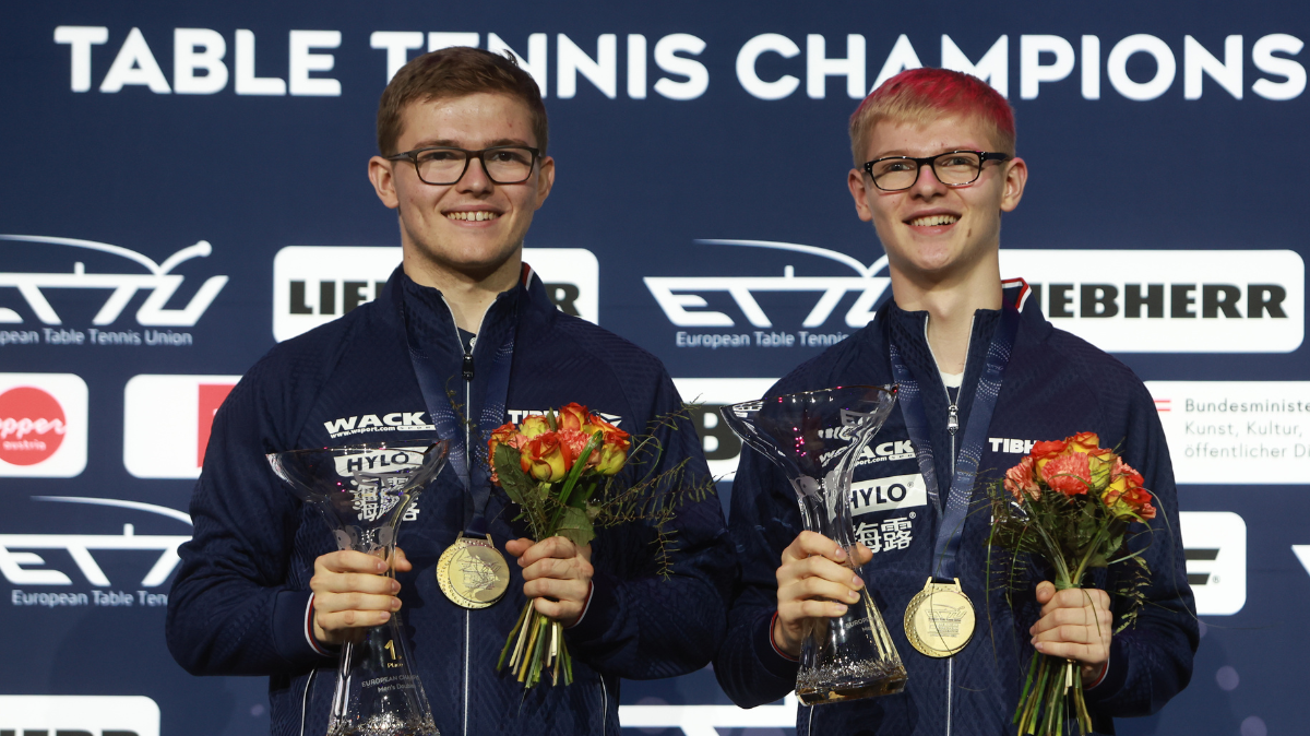 Le tableau des médailles des championnats d'Europe de tennis de table 2026 mis à jour