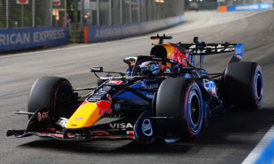 Max Verstappen en pole position à Singapour pour la première fois de sa carrière