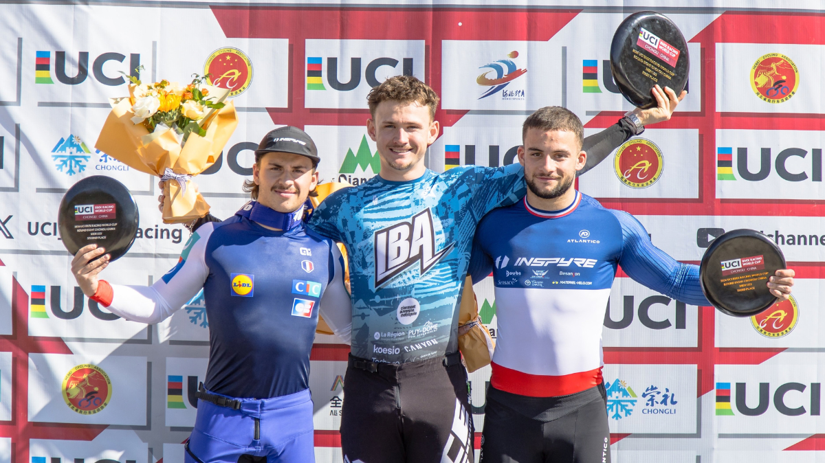 Pierre Geisse, patron des U23 lors des 7e et 8e manches de Coupe du monde de BMX Racing